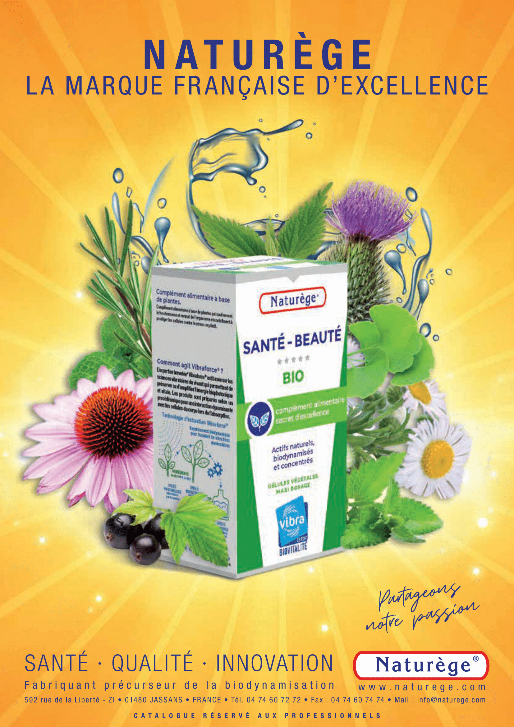 Façonnier de compléments alimentaires biodynamisés (Vibra