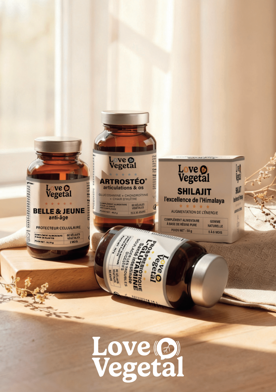 Love Vegetal laboratoire d'innovation en complements alimentaires holistiques dynamisés Vibra