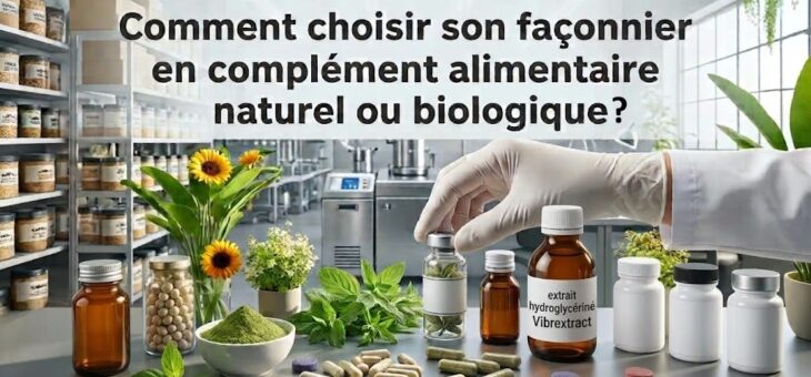 COMMENT CHOISIR SON FACONNIER EN COMPLEMENTS ALIMENTAIRES NATURELS OU BIOLOGIQUES ?
